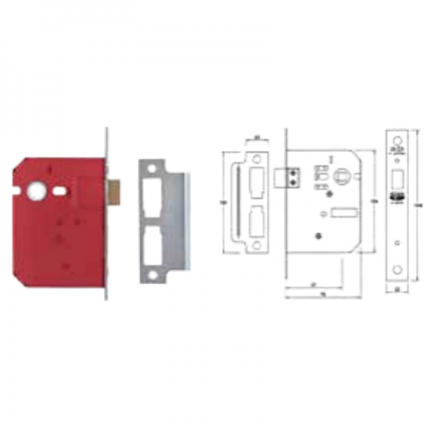 Bathroom Sliding Door Lock – Mega Lock