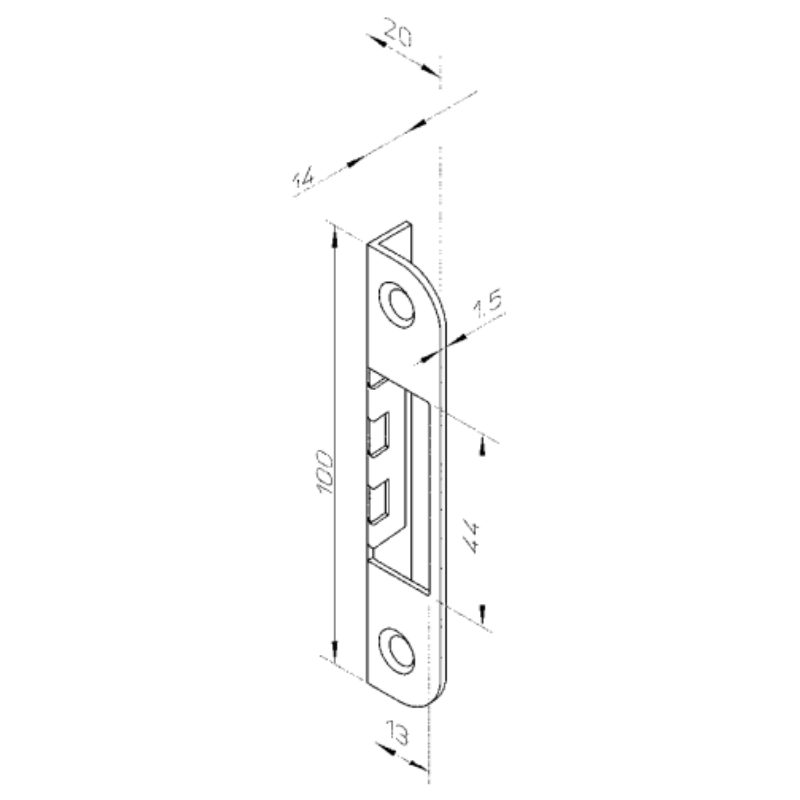 Striker plates - 0068