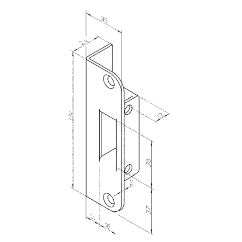 Striker plates - 4690