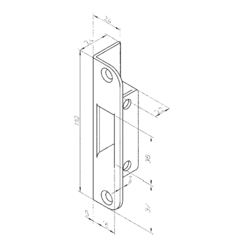 Striker plates - 4691